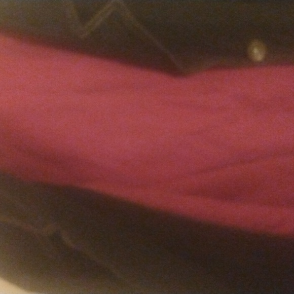 Stylish denim jacket size 2X.  Beautiful fuchsia lining. - Picture 7 of 13